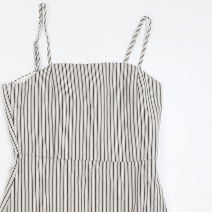 Womens UK Size L Pull&Bear Grey Camisole Tank