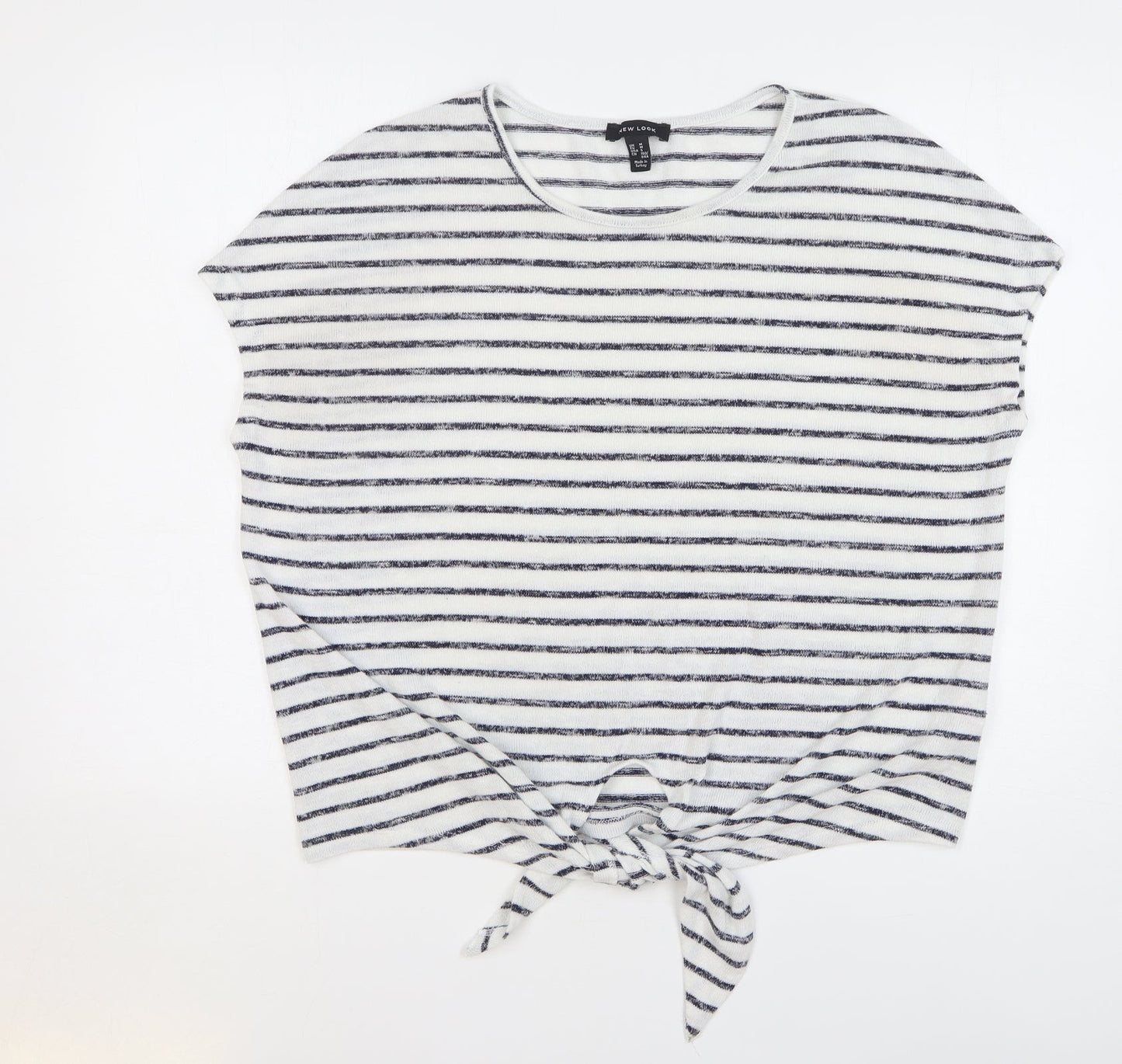 Womens UK Size M New Look White Vest Jumper