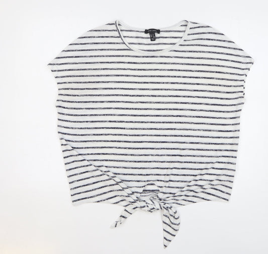Womens UK Size M New Look White Vest Jumper
