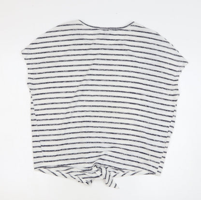 Womens UK Size M New Look White Vest Jumper