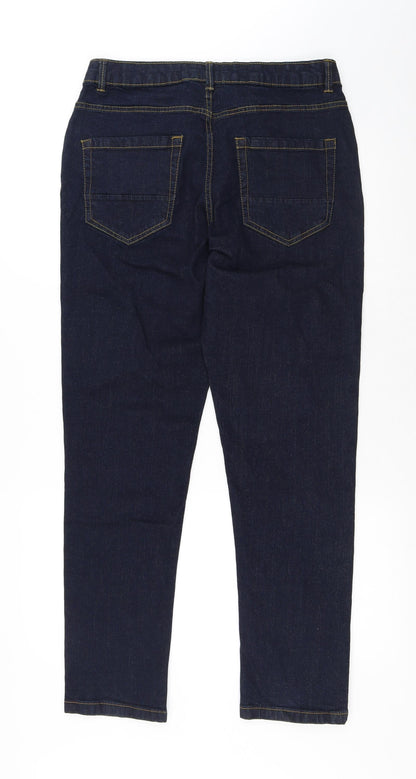 Denim 365 Mens Blue Cotton Straight Jeans Size 32 in L29 in Regular Button