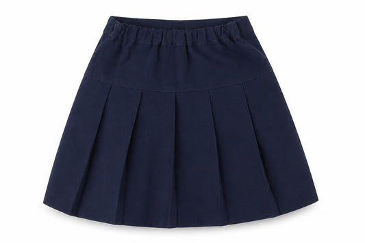 Dunnes Girls Blue Polyester Pleated Skirt Size 4-5 Years Regular
