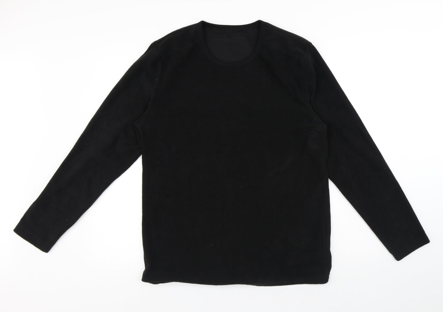 Mens UK Size M Preworn Black Pullover Sweatshirt