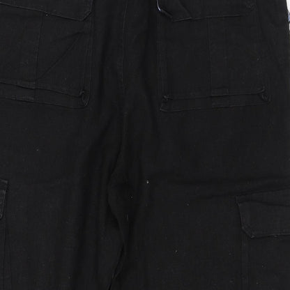 Womens UK Size 38 in Dunnes Stores Regular Fit Cargo Black Trousers