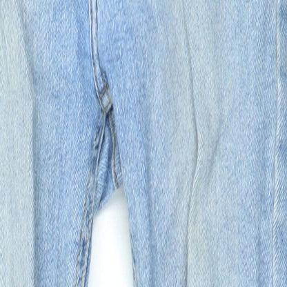 New Look Womens Blue Cotton Skinny Jeans Size 8 L24 in Regular Zip