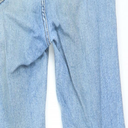 New Look Womens Blue Cotton Skinny Jeans Size 8 L24 in Regular Zip