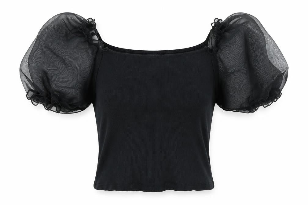 Womens UK Size M I SAW IT FIRST Black Basic Blouse