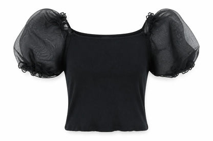 Womens UK Size M I SAW IT FIRST Black Basic Blouse