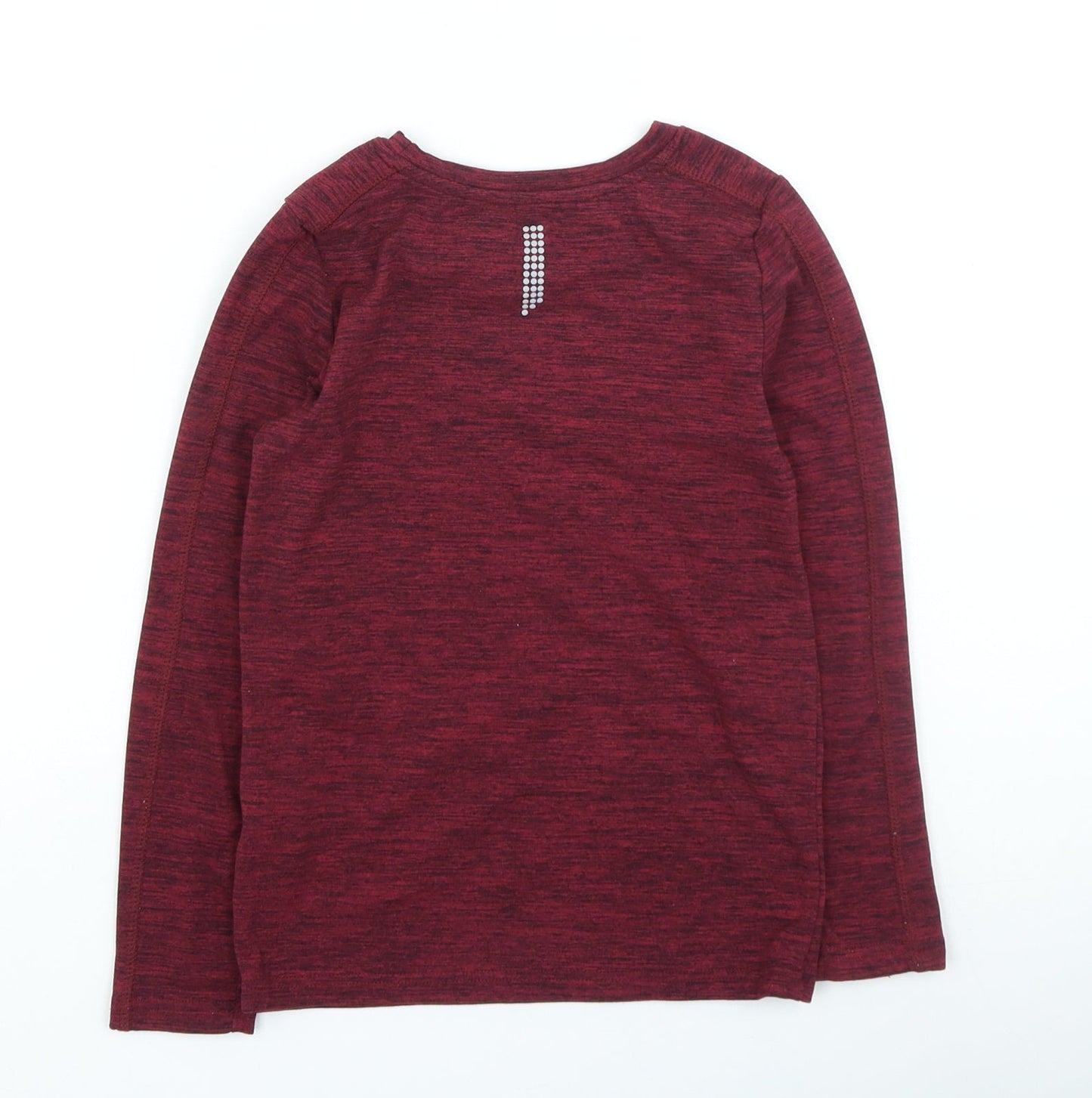 Dunnes Stores Boys Purple Cotton Basic Casual Size 8-9 Years Round Neck Pullover