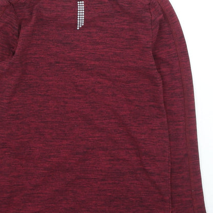 Dunnes Stores Boys Purple Cotton Basic Casual Size 8-9 Years Round Neck Pullover
