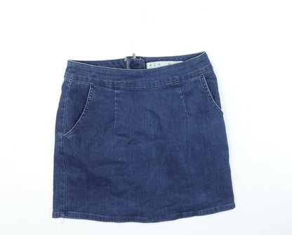 Womens UK Size 10 Denim & Co. Straight & Pencil Denim Skirt
