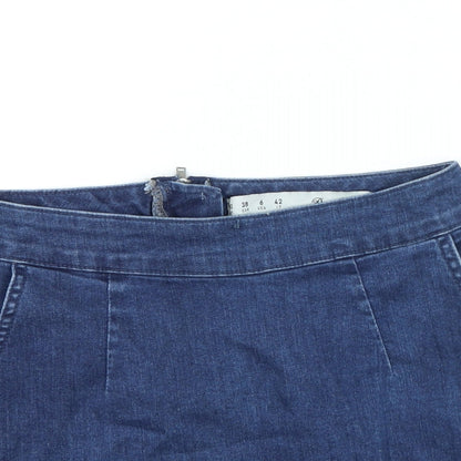 Womens UK Size 10 Denim & Co. Straight & Pencil Denim Skirt