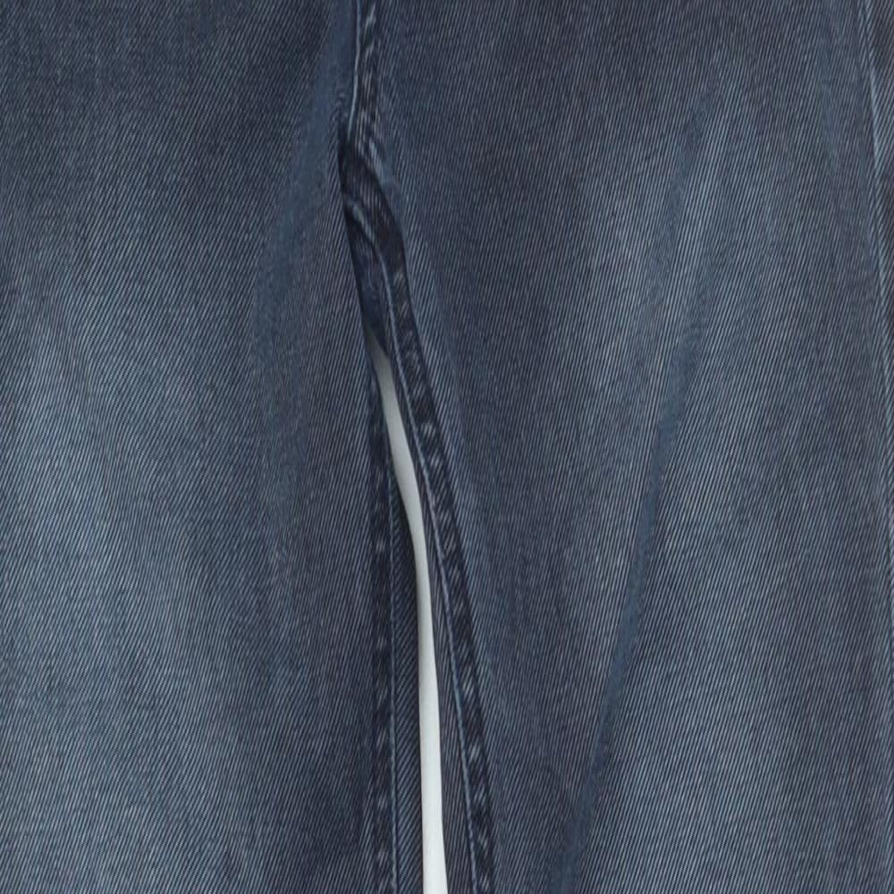 Dunnes Stores Womens Grey Cotton Skinny Jeans Size 28 in L27 in Regular Zip