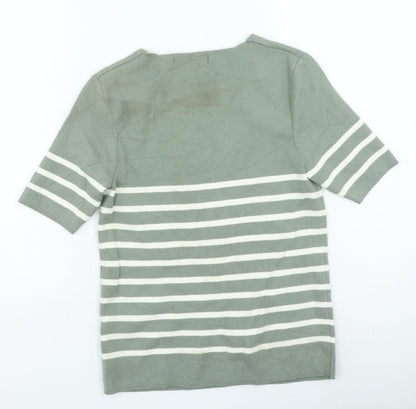 Womens UK Size 10 Marks and Spencer Green Pullover Jumper