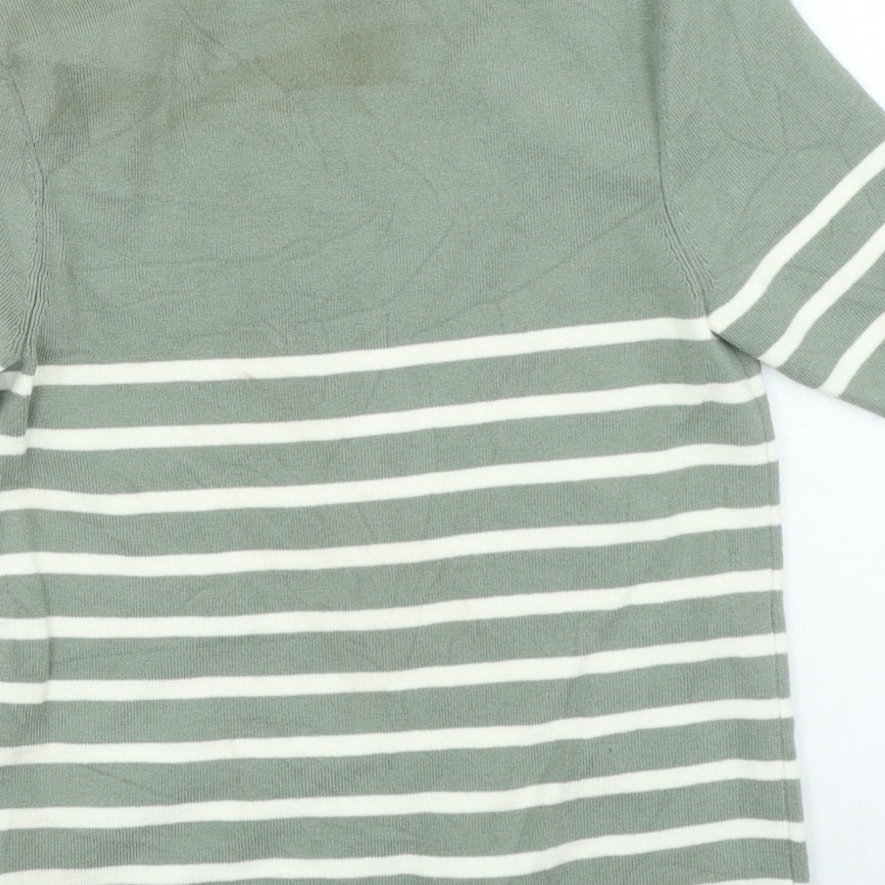 Womens UK Size 10 Marks and Spencer Green Pullover Jumper