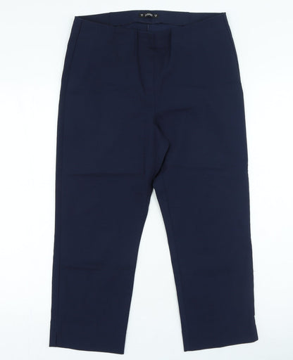 Womens UK Size M Dunnes Stores Regular Fit  Blue Trousers