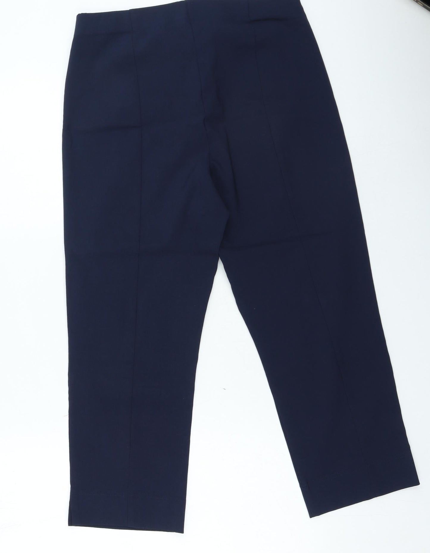 Womens UK Size M Dunnes Stores Regular Fit  Blue Trousers