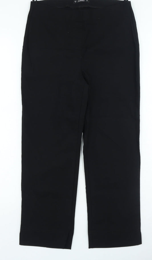 Womens UK Size S Dunnes Stores Regular Fit  Black Trousers