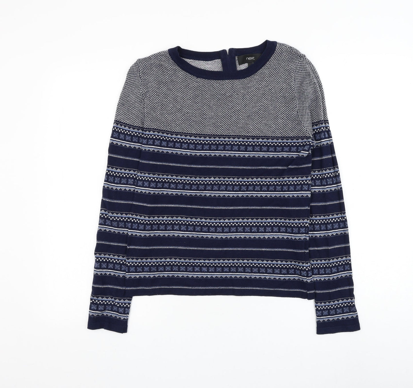 Womens UK Size 8 NEXT Blue Pullover Jumper