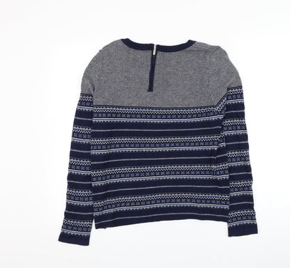 Womens UK Size 8 NEXT Blue Pullover Jumper