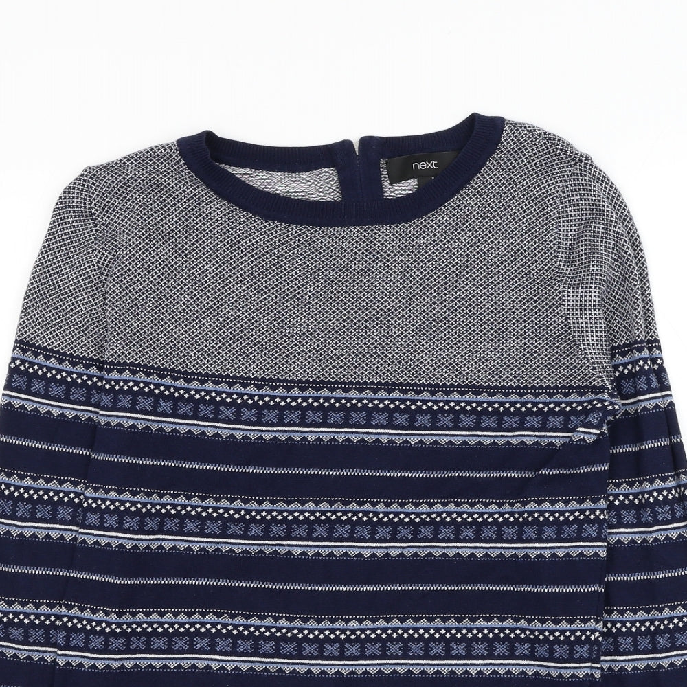 Womens UK Size 8 NEXT Blue Pullover Jumper