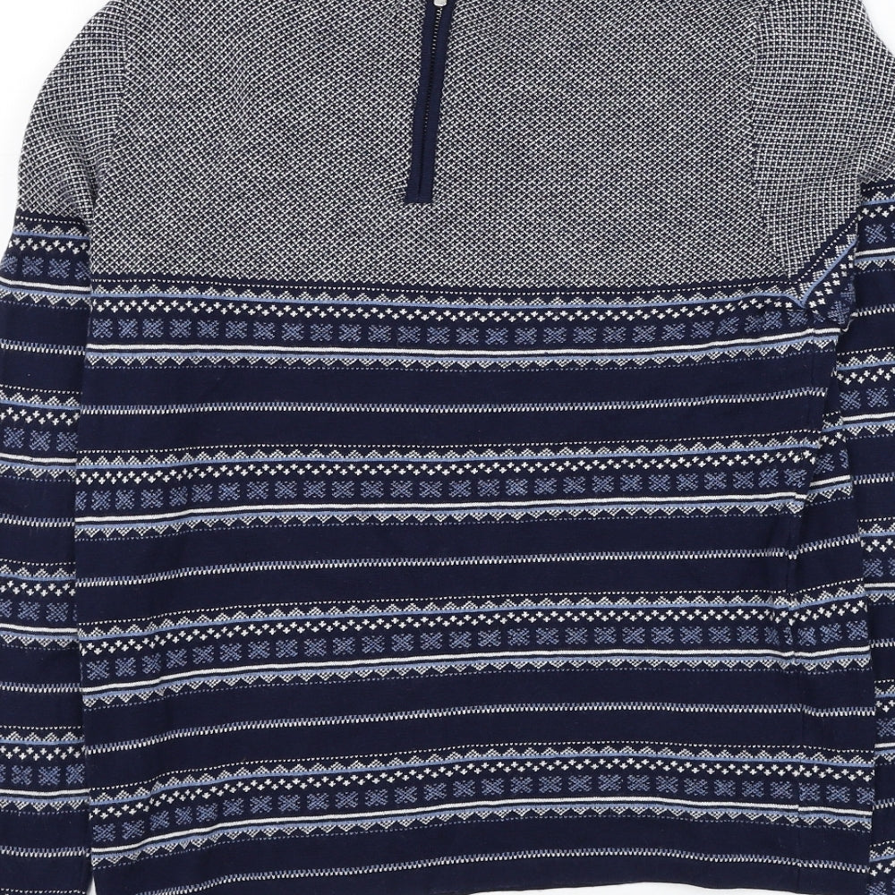Womens UK Size 8 NEXT Blue Pullover Jumper