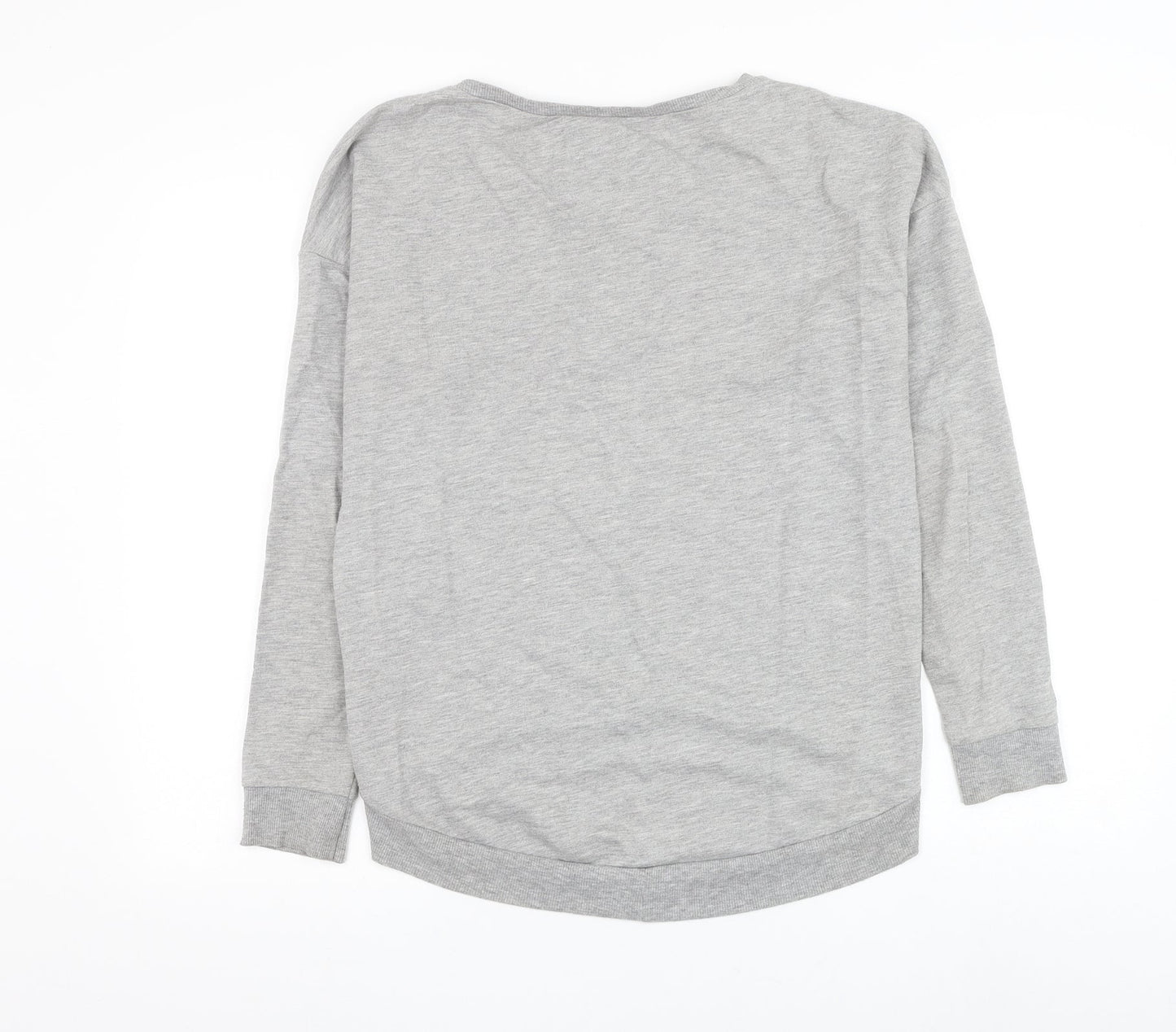 Womens UK Size S Dunnes Stores Grey Pullover Sweatshirt