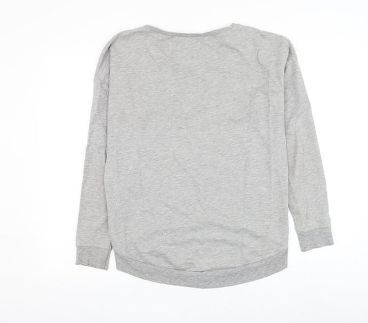 Womens UK Size S Dunnes Stores Grey Pullover Sweatshirt
