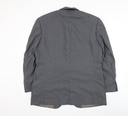 Mens UK Size 42 Lino Vierra Regular Grey Suit Jacket