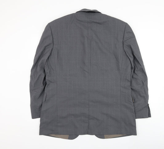Mens UK Size 42 Lino Vierra Regular Grey Suit Jacket