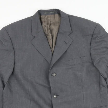 Mens UK Size 42 Lino Vierra Regular Grey Suit Jacket