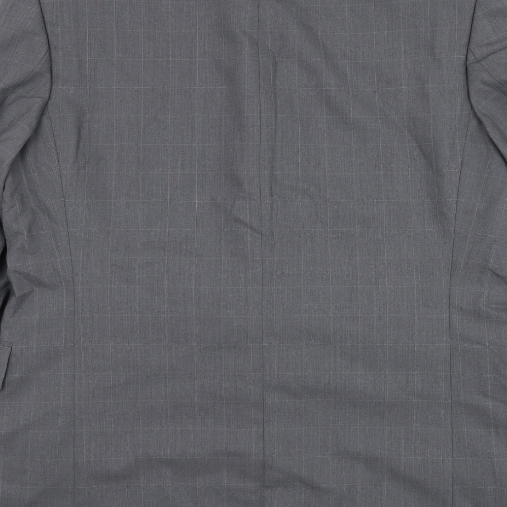 Mens UK Size 42 Lino Vierra Regular Grey Suit Jacket