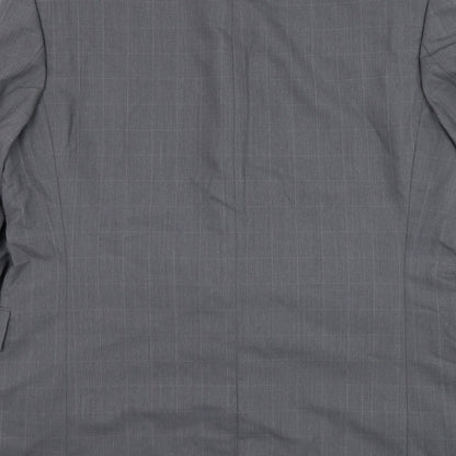Mens UK Size 42 Lino Vierra Regular Grey Suit Jacket