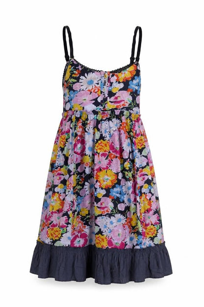 River Island Womens Multicoloured Floral Cotton Mini Size 6 Sweetheart Pullover
