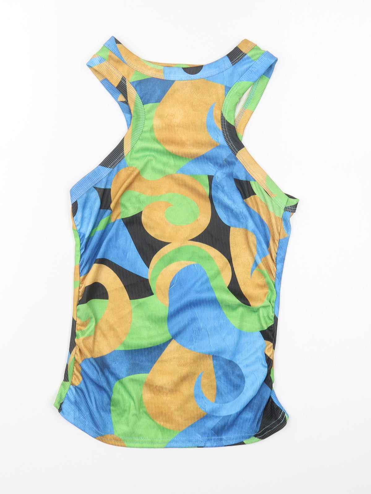 Womens UK Size 6 PRETTYLITTLETHING Multicoloured Basic Tank