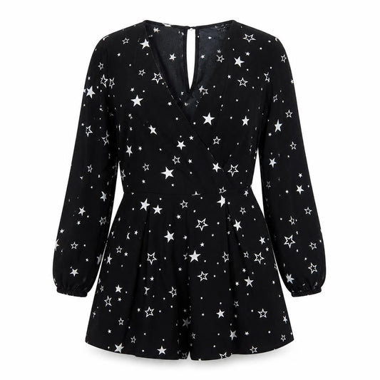 Womens UK Size 6 Miss Selfridge One-Piece Black Playsuit