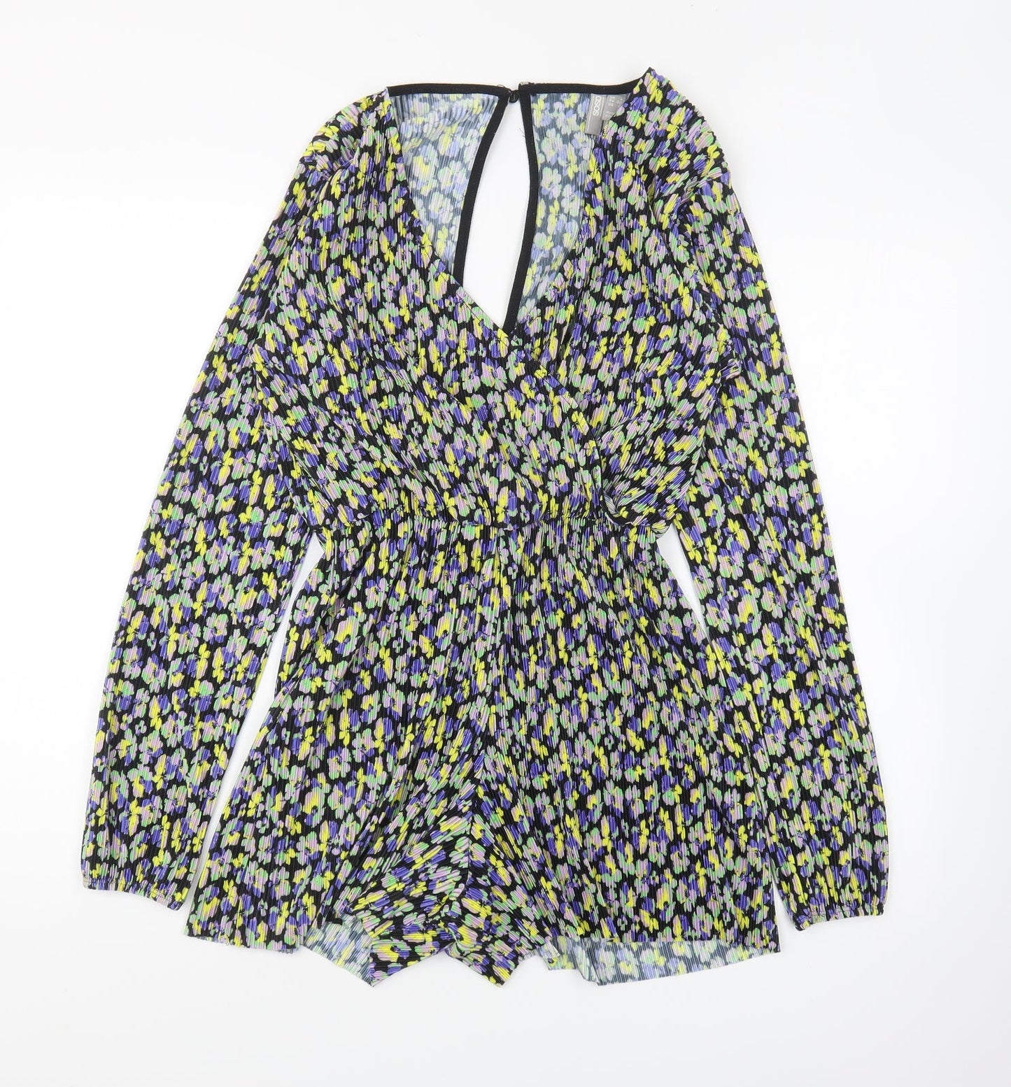 Womens UK Size 4 ASOS One-Piece Multicoloured Playsuit