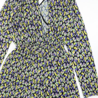 Womens UK Size 4 ASOS One-Piece Multicoloured Playsuit