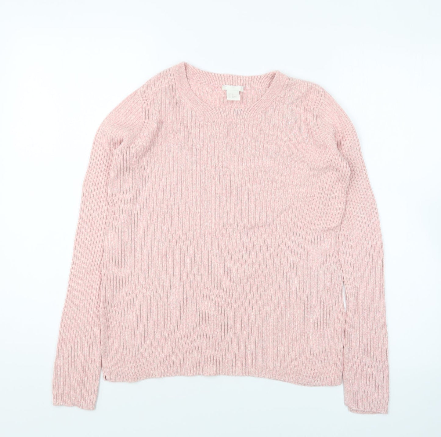 Womens UK Size XS H&M Pink Pullover Jumper