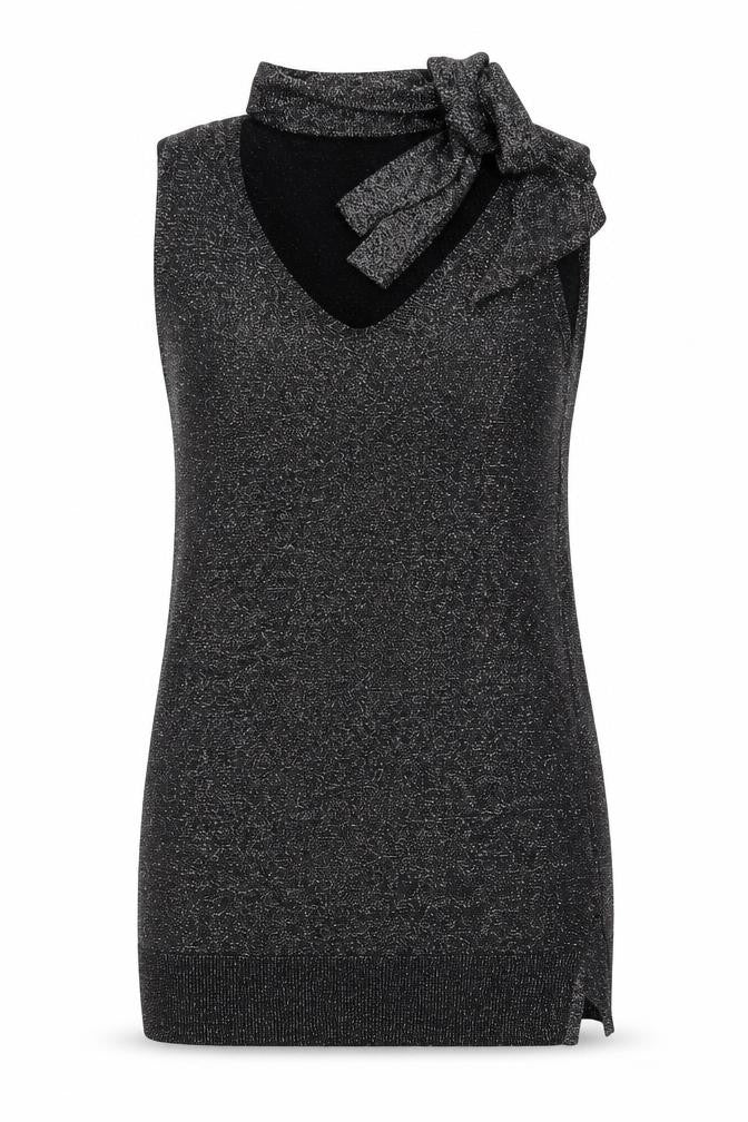 Womens UK Size L Oasis Silver Basic Blouse