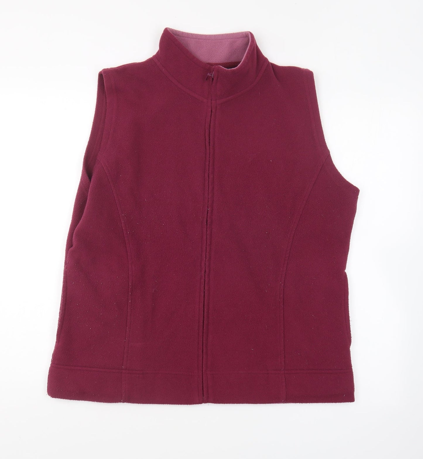 Womens UK Size L Isle Essentials Pink Gilet