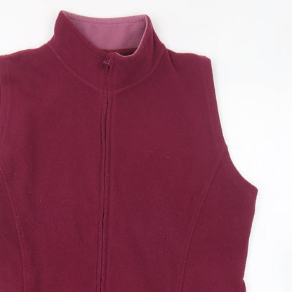 Womens UK Size L Isle Essentials Pink Gilet