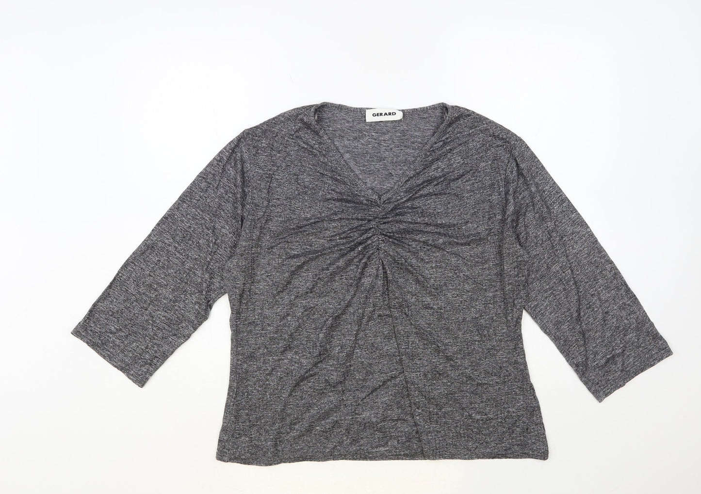Womens UK Size 16 Gerard Grey Basic Blouse