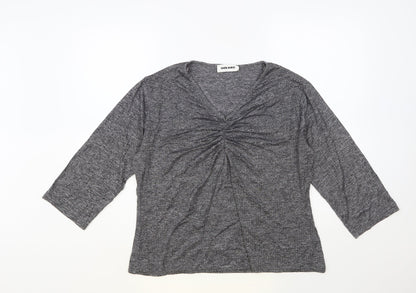 Womens UK Size 16 Gerard Grey Basic Blouse