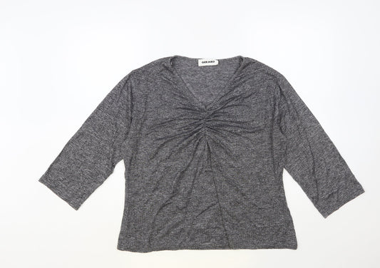 Womens UK Size 16 Gerard Grey Basic Blouse