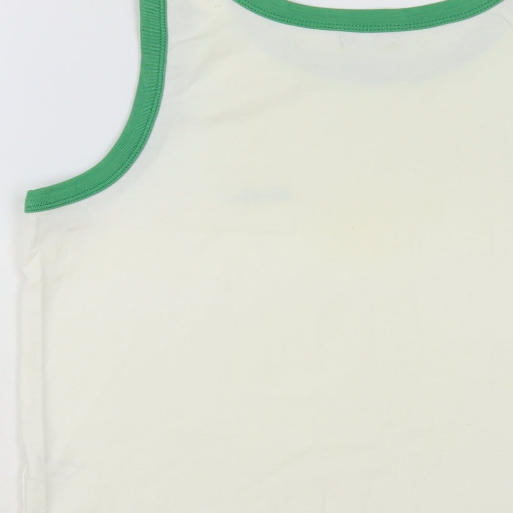 Womens UK Size XL LA Gear White Basic Tank