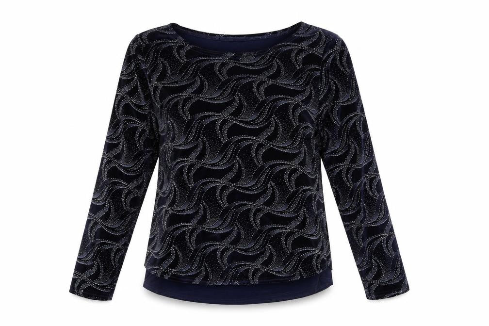 Womens UK Size 14 Gerard Blue Basic Blouse