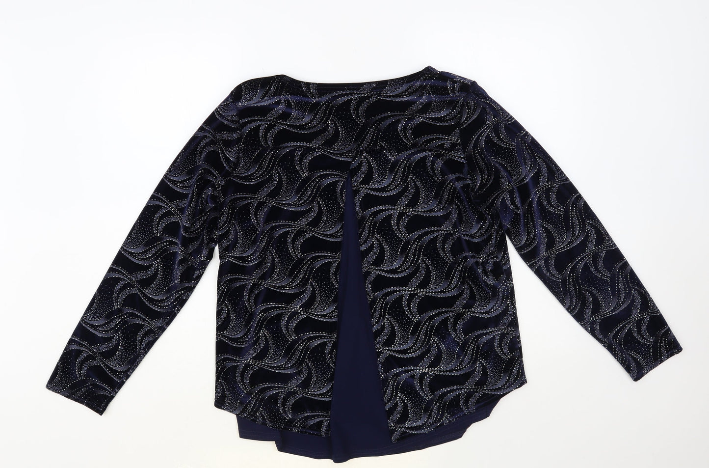 Womens UK Size 14 Gerard Blue Basic Blouse