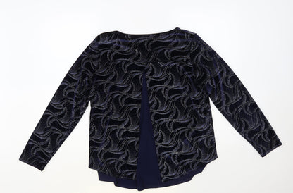 Womens UK Size 14 Gerard Blue Basic Blouse
