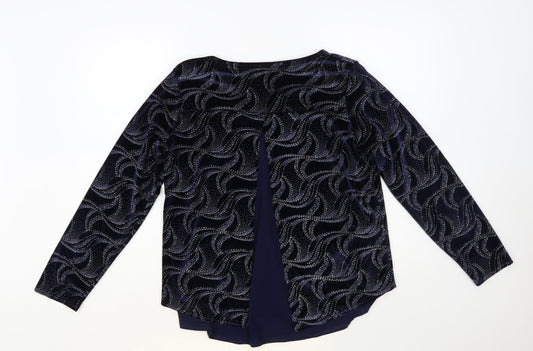 Womens UK Size 14 Gerard Blue Basic Blouse